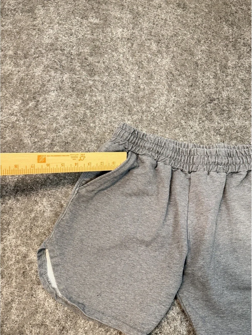 Ouber Workout Better Men’s Gray Athletic Sweat Shorts Drawstring Size Small